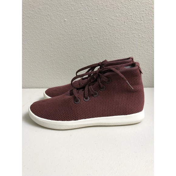 allbirds Shoes - Allbirds Tree Topper Shoes Womens Size 8 Purple High Top Knit Lace Up Casual
